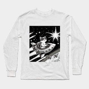 Galaxy cat Long Sleeve T-Shirt